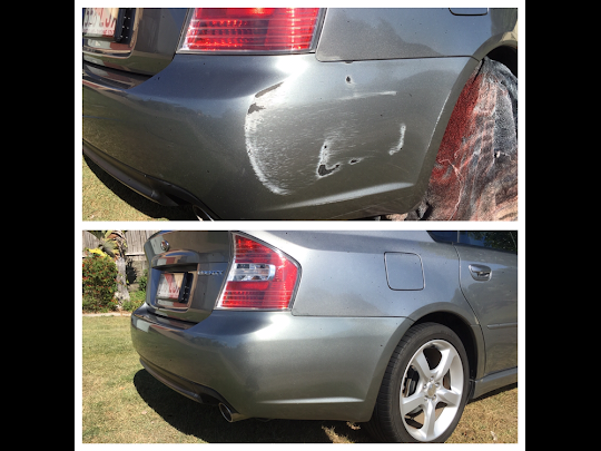 scuffed bumper bar fix Gold Coast 0402029277