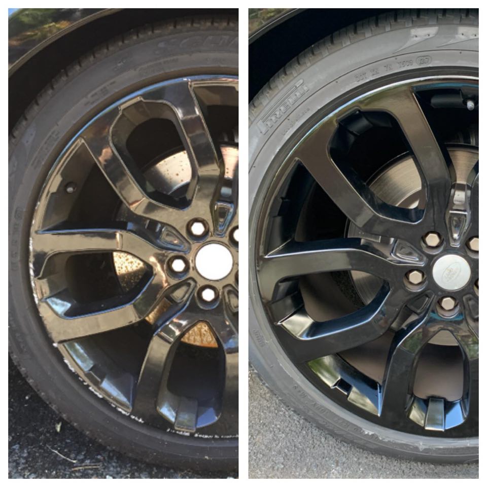 Black rims alloy wheel repairs Gold Coast 0402029277