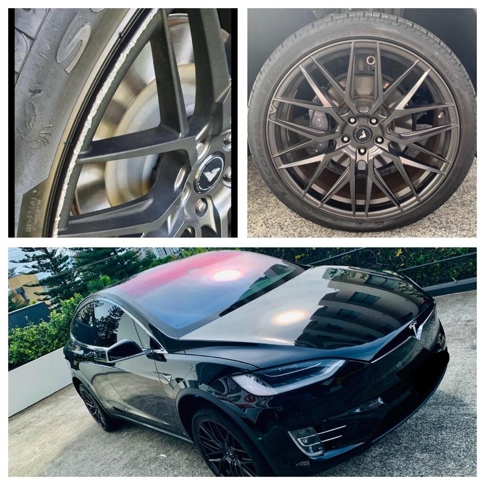 Tesla Wheel repairs Gold Coast 0402029277